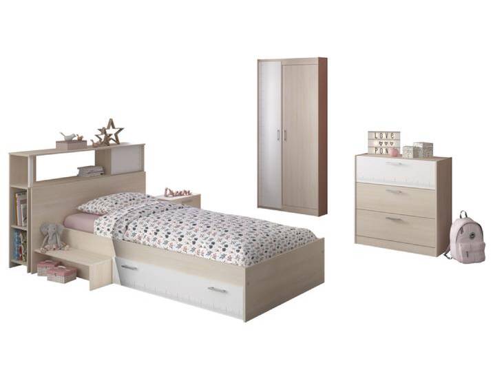 Kinderzimmer CHARLY 16 braun/weiß 5-teilig Kinderzimmer CHARLY 16 braun/weiß 5-teilig von porta