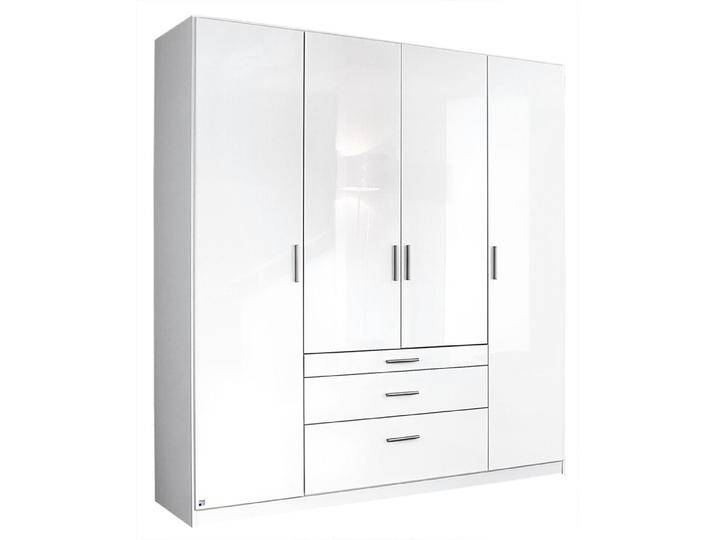 Kleiderschrank DARIA 181 x 197 x 54 cm Holznachbildung weiß von porta