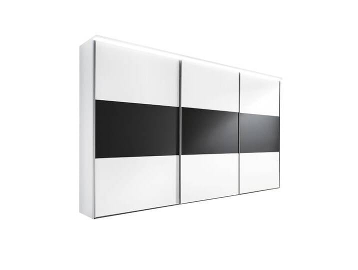 Kleiderschrank LENTO 249 x 222 cm NB weiß/schwarz Kleiderschrank LENTO 249 x 222 cm NB weiß/schwarz von porta