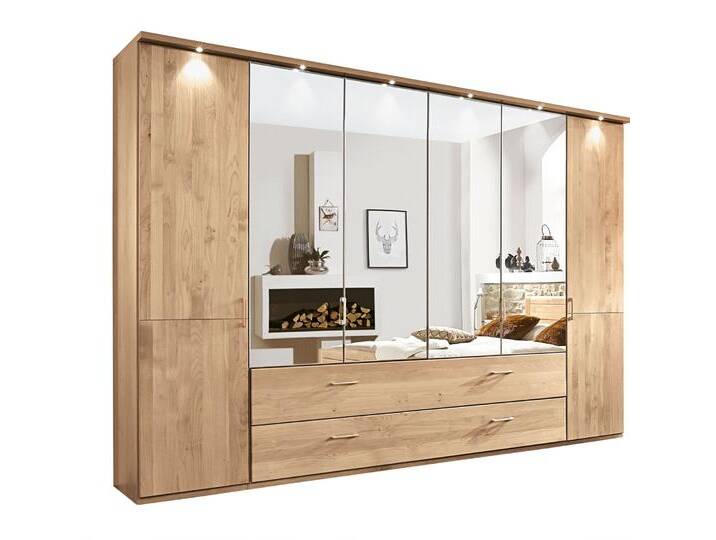 Kleiderschrank LIDO 300 x 216 cm Eiche teilmassiv von porta