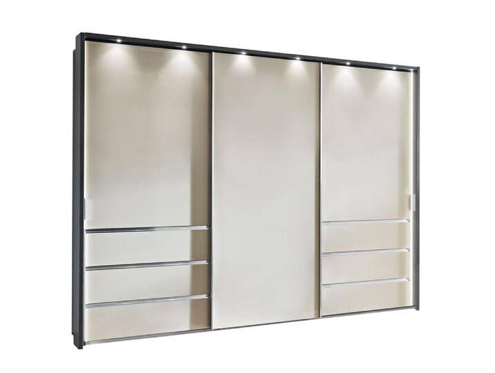 Kleiderschrank MALIBU Eiche-Mocca/ Kieselgrau von porta