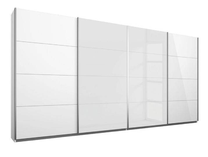 Kleiderschrank PANORAMA 361 x 62 cm Glas/NB weiß Hochglanz Kleiderschrank PANORAMA 361 x 62 cm Glas/NB weiß Hochglanz von porta