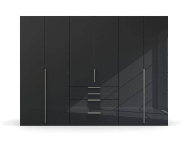 Kleiderschrank PURISMA Graphitgrau/ Glas Graphitgrau von porta