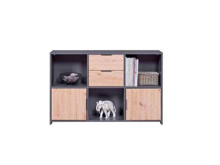 Kommode TRISTAN anthrazit/braun Kommode TRISTAN anthrazit/braun von porta