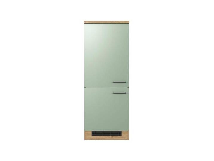 Küche Geräteumbauschrank Fiona 60 cm Eiche / grün Küche Geräteumbauschrank Fiona 60 cm Eiche / grün von porta