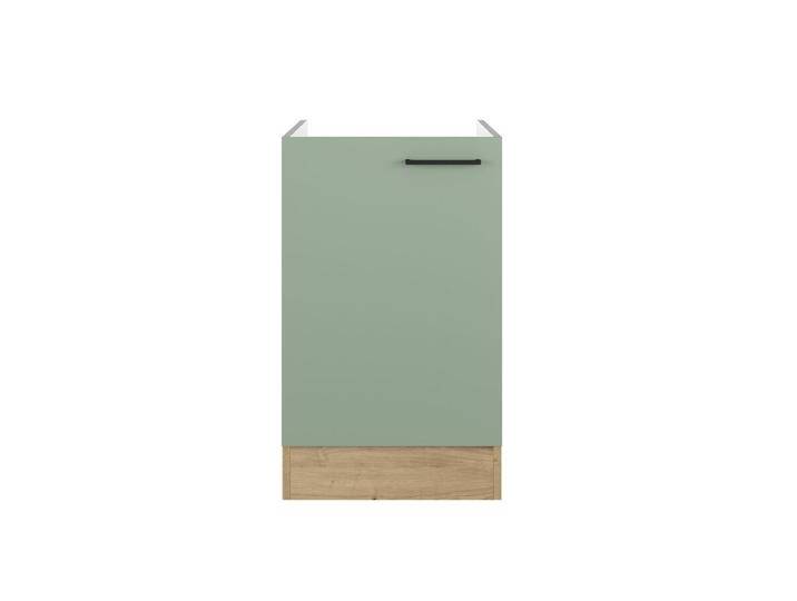 Küche Spülenunterschrank Fiona 50 cm Eiche / grün Küche Spülenunterschrank Fiona 50 cm Eiche / grün von porta