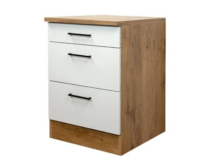 Küchen Unterschrank AVILA II Eiche /weiß matt Küchen Unterschrank AVILA II Eiche /weiß matt von porta