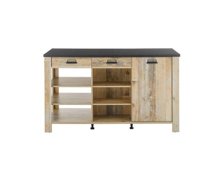 Kücheninsel SHERWOOD ca. 162 x 93 x 77 cm Old Style hell Dekor Kücheninsel SHERWOOD ca. 162 x 93 x 77 cm Old Style hell Dekor von porta