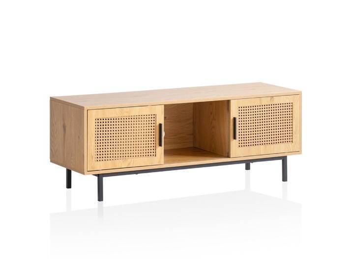 Lowboard 120 x 46 cm braun/schwarz von porta