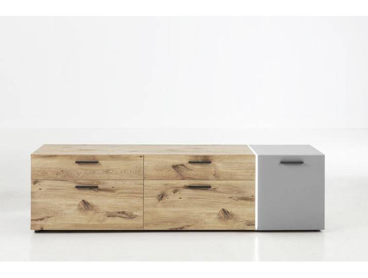 Lowboard BAVENO 196x50 cm Braun/Grau Lowboard BAVENO 196x50 cm Braun/Grau von porta