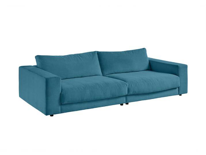 Megasofa SEVENTIES 250 cm Cord petrol Megasofa SEVENTIES 250 cm Cord petrol von porta