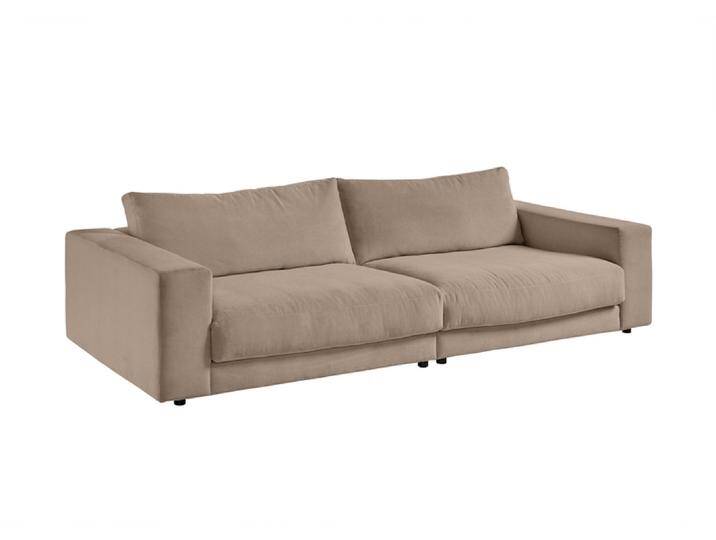 Megasofa SEVENTIES 250 cm Cord taupe Megasofa SEVENTIES 250 cm Cord taupe von porta