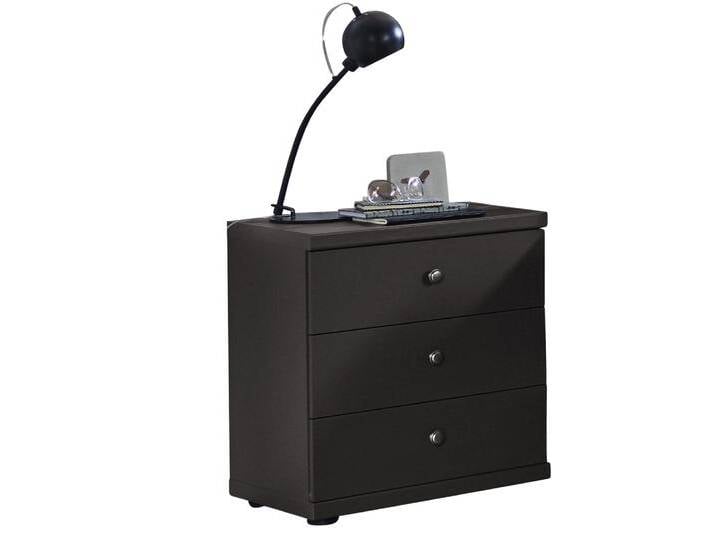 Nachtkommode MARLOW grau/ braun von porta