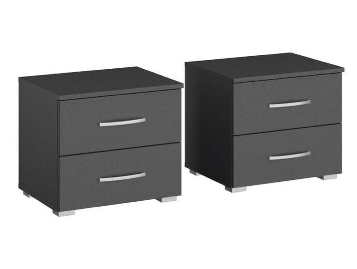 Nachttisch ADITIO II 2er Set 47 x 43 cm Grau metallic Nachttisch ADITIO II 2er Set 47 x 43 cm Grau metallic von porta