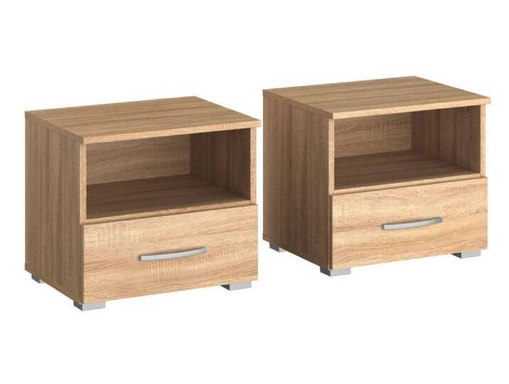 Nachttisch ADITIO III 2er Set 47 x 43 cm Sonoma Eiche Nachttisch ADITIO III 2er Set 47 x 43 cm Sonoma Eiche von porta