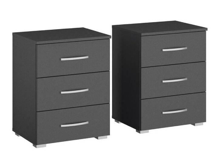 Nachttisch ADITIO IV 2er Set 47 x 62 cm Grau metallic Nachttisch ADITIO IV 2er Set 47 x 62 cm Grau metallic von porta