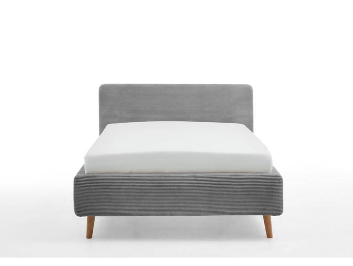 Polsterbett MATTIS 140 x 200 cm Cord grau von porta
