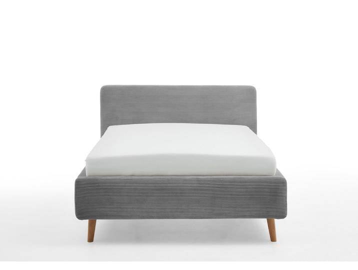 Polsterbett MATTIS 140 x 200 cm Cord grau von porta