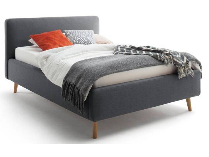 Polsterbett MATTIS 140 x 200 cm anthrazit von porta