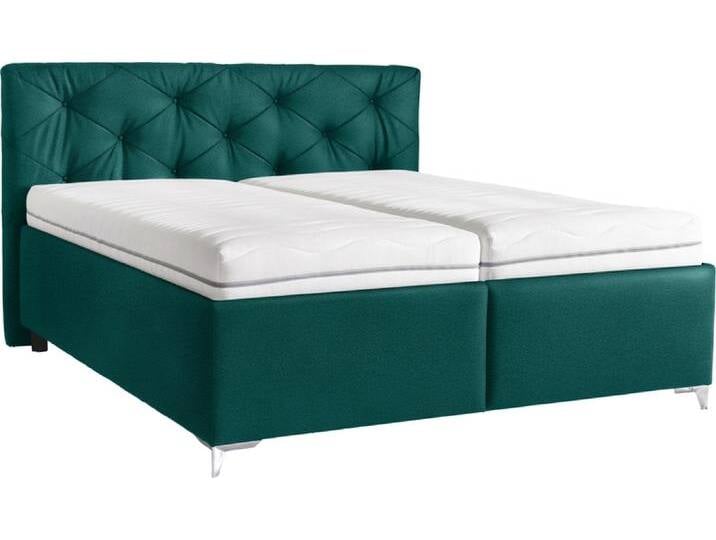 Polsterbett PALLAS 180 x 200 cm grünblau von porta