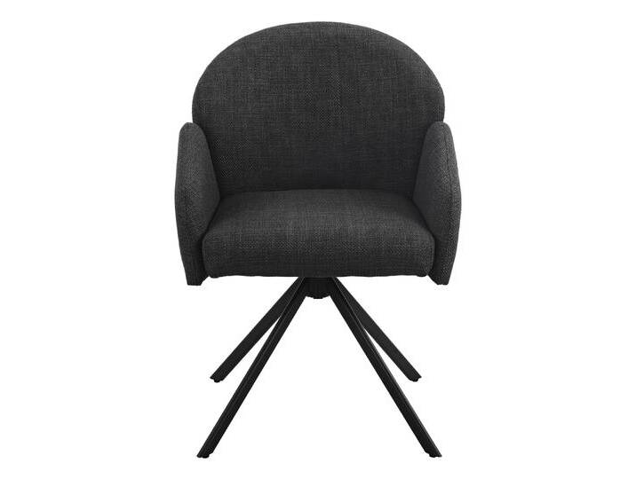 Polsterstuhl POLLY Microfaser Webstoff anthrazit Polsterstuhl POLLY Microfaser Webstoff anthrazit von porta