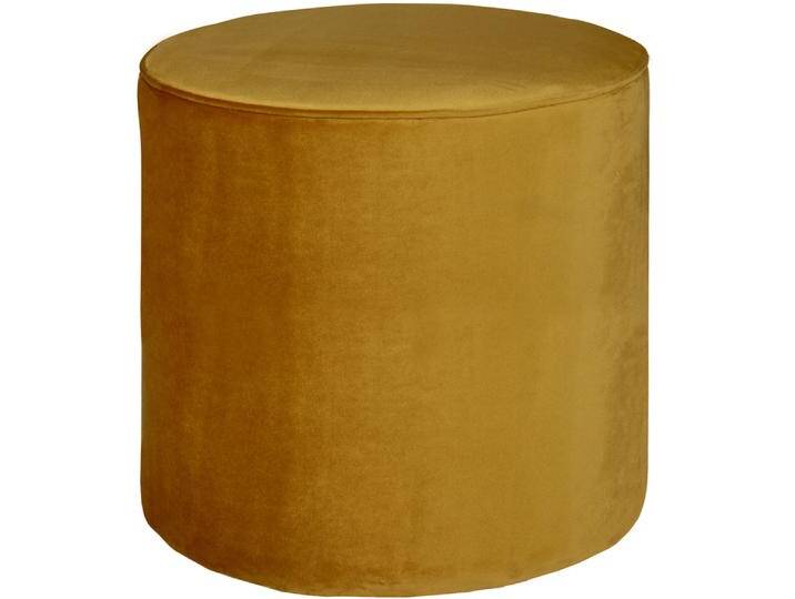 Pouf SARA 46 cm ockergelb von porta