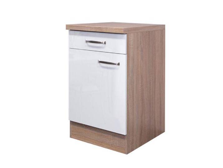QUARTIER Unterschrank LUKE Weiß Hochglanz / Sonoma Eiche... QUARTIER Unterschrank LUKE Weiß Hochglanz / Sonoma Eiche... von porta