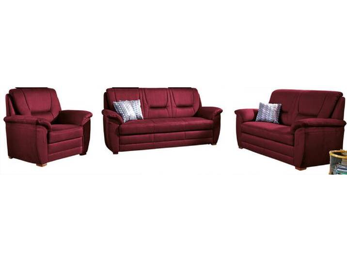 SYSTEMPOLSTER Polstergarnitur IMATRA-H 3-teilig rot SYSTEMPOLSTER Polstergarnitur IMATRA-H 3-teilig rot von porta