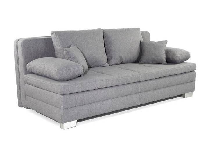 Schlafsofa KATIE 85 x 203 cm Stoffbezug grau Schlafsofa KATIE 85 x 203 cm Stoffbezug grau von porta