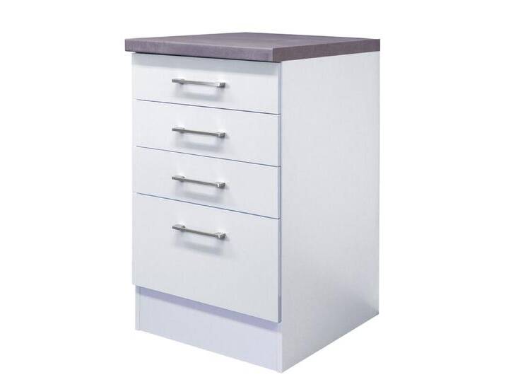 Schubkastenunterschrank MEGGIE 50 x 86 57 cm weiß Schubkastenunterschrank MEGGIE 50 x 86 57 cm weiß von porta
