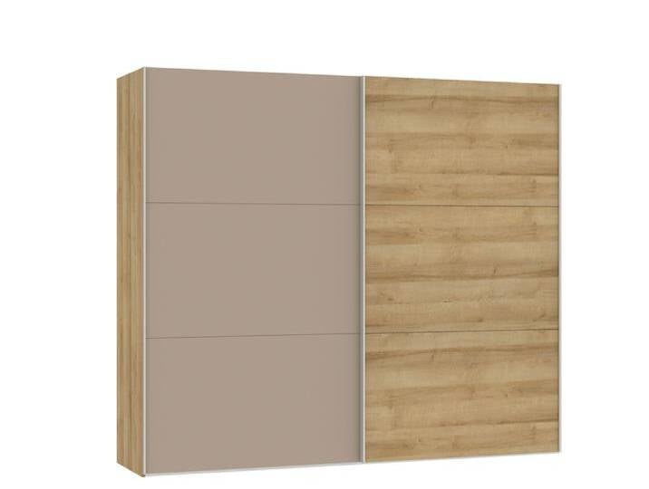 Schwebetürenschrank SLIDELINE 252,8 x 220 cm braun von porta