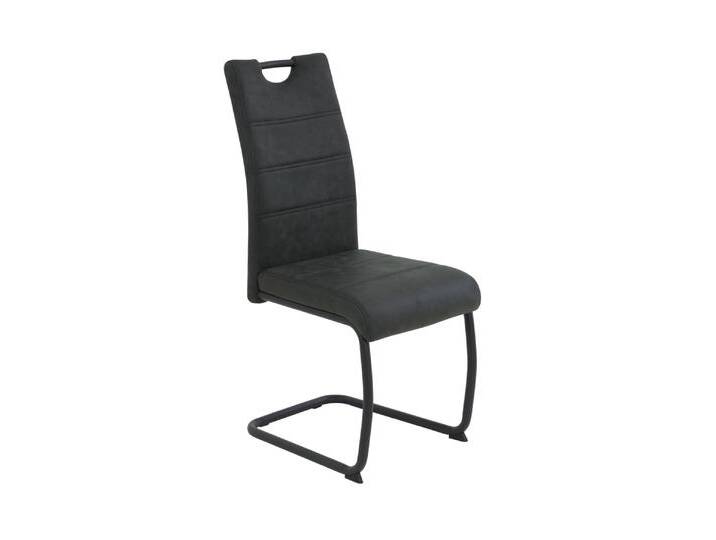 Schwingstuhl DUNJA 2er Set anthrazit/schwarz Schwingstuhl DUNJA 2er Set anthrazit/schwarz von porta