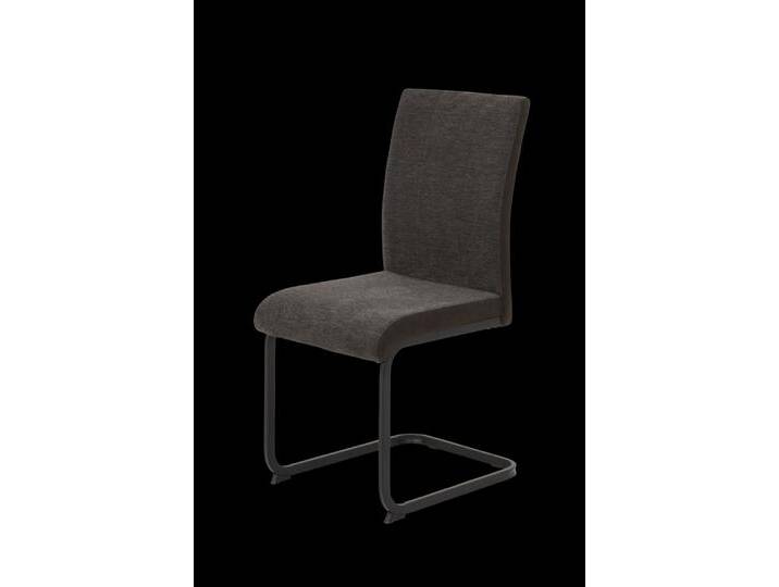 Schwingstuhl LINN 2er Set Webstoff braun Schwingstuhl LINN 2er Set Webstoff braun von porta