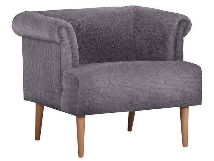 Sessel OLSEN Stoffbezug grau von porta