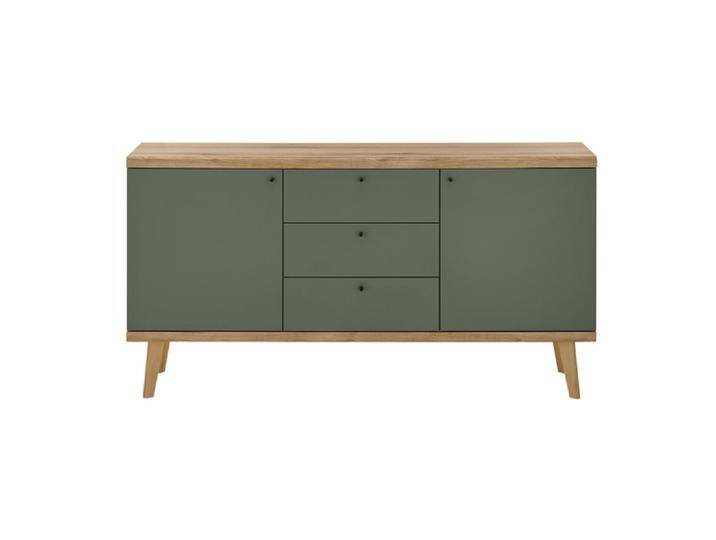Sideboard ALVA 160 x 83 cm Salbeifarbig/braun von porta