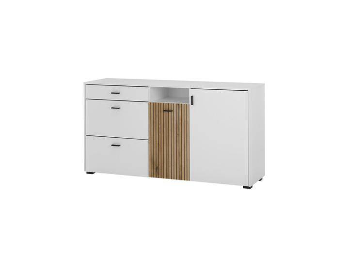 Sideboard HUDSON 150 x 80 cm weiß/braun von porta