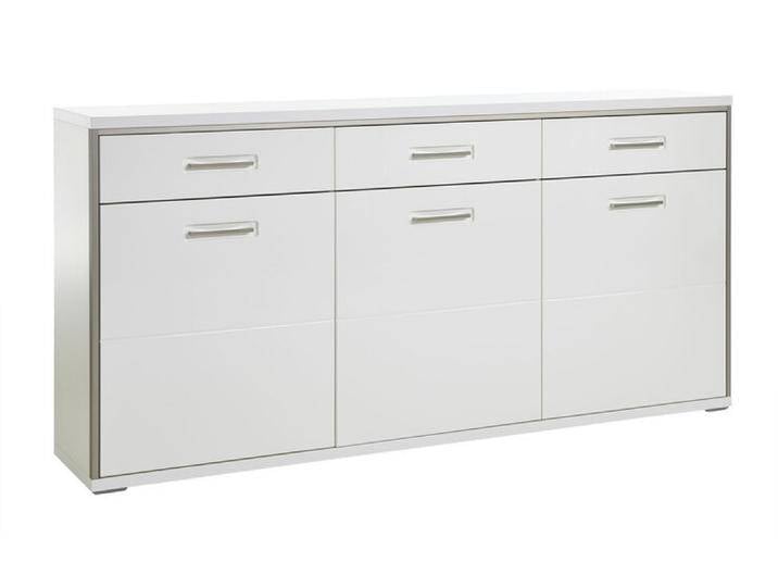 Sideboard TRENTO 184 x 89 cm NB Hochglanz tiefzieh weiß Sideboard TRENTO 184 x 89 cm NB Hochglanz tiefzieh weiß von porta