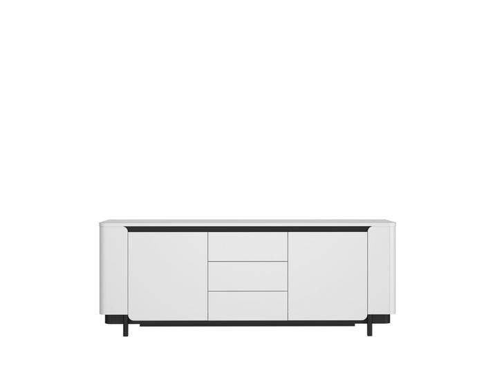 Sideboard VODOL 205x78 cm Sand/Schwarz von porta