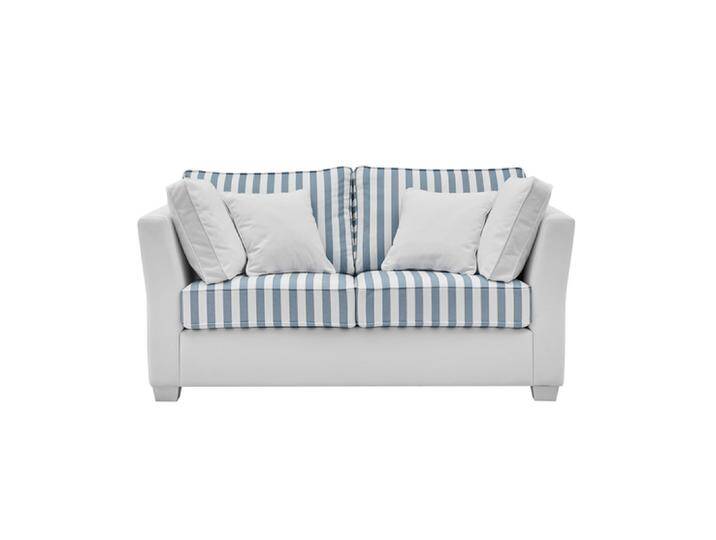 Sofa 2-Sitzer WESTERLAND weiß-blau gestreift von porta