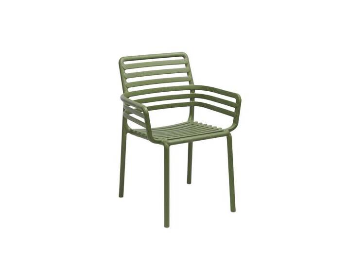 Stapelstuhl Garten DOGA AL 2er Set agave von porta