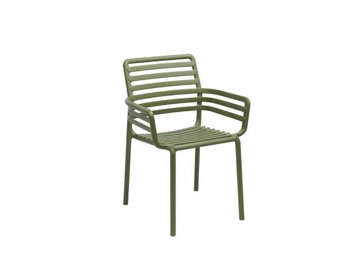 Stapelstuhl Garten DOGA AL 2er Set agave von porta