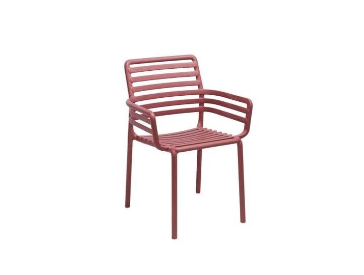Stapelstuhl Garten DOGA AL 2er Set marsala von porta