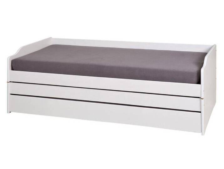 Stauraum-/Funktionsbett JANNES 90 x 200 cm weiß Stauraum-/Funktionsbett JANNES 90 x 200 cm weiß von porta