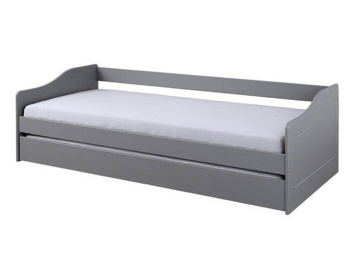 Stauraum-/Funktionsbett LORENZ 90 x 200 cm grau von porta