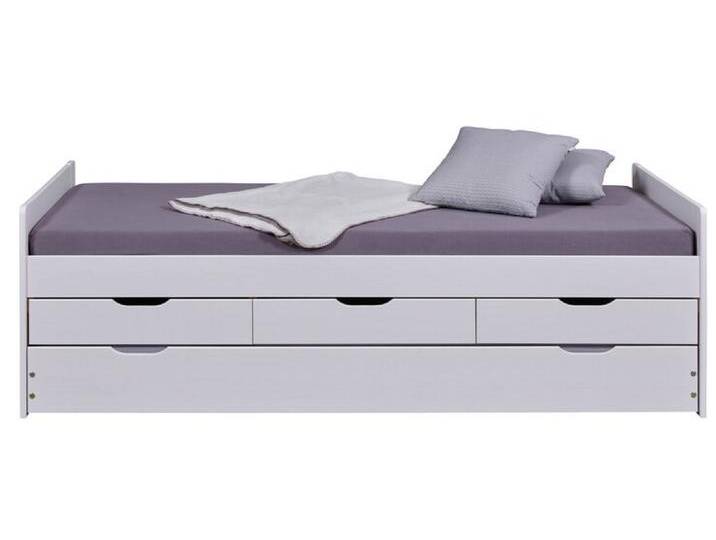 Stauraum-/Funktionsbett MARKUS 90 x 200 cm weiß von porta