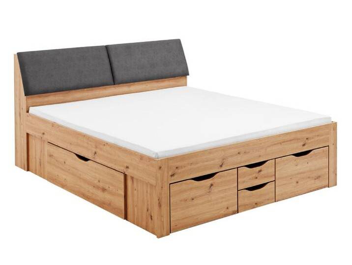 Stauraum-/Funktionsbett MAXI 180 x 200 cm braun von porta