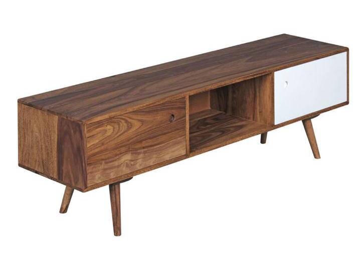 TV-Lowboard 140 x 45 cm braun/ weiß TV-Lowboard 140 x 45 cm braun/ weiß von porta