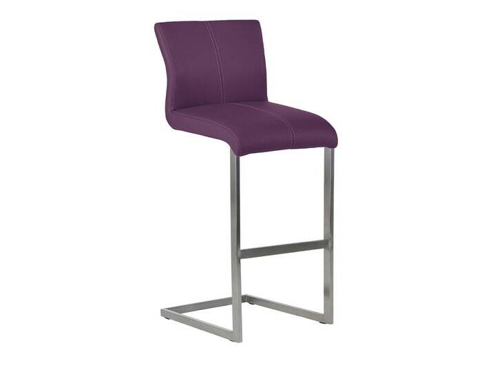 Tresenhocker AMATI I 2er Set Lederlook purple Tresenhocker AMATI I 2er Set Lederlook purple von porta