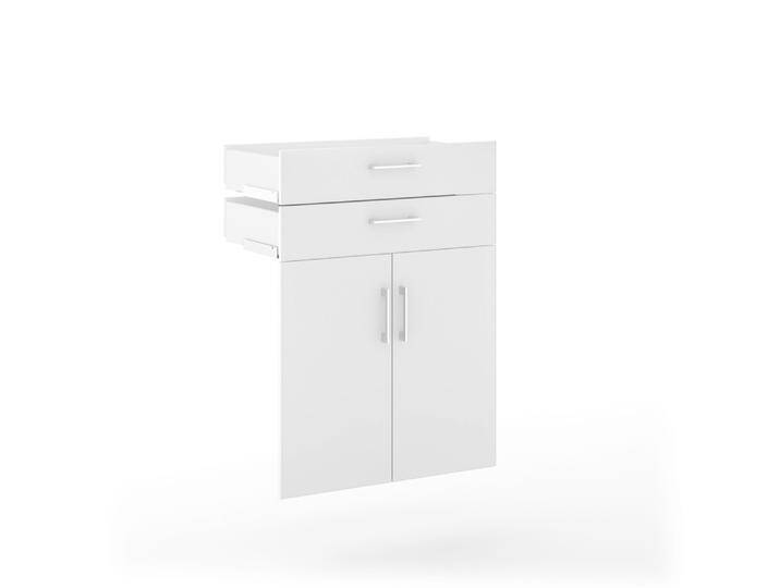 Türen-Schubkasten-Set VARY 77 x 104 cm weiß von porta