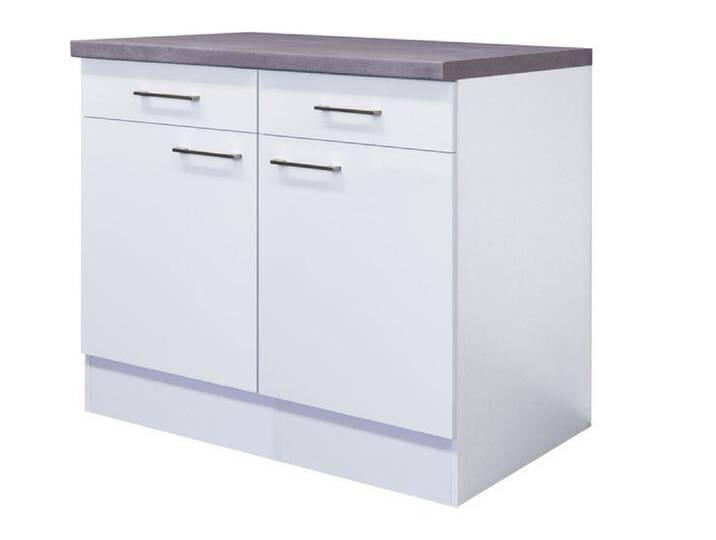 Unterschrank NEO US100 100 x 86 x 57 cm weiß von porta